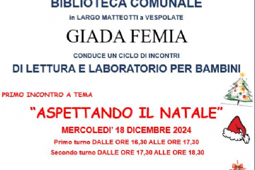 Incontro di Lettura e Laboratorio per Bambini &quot;Aspettando il Natale&quot;